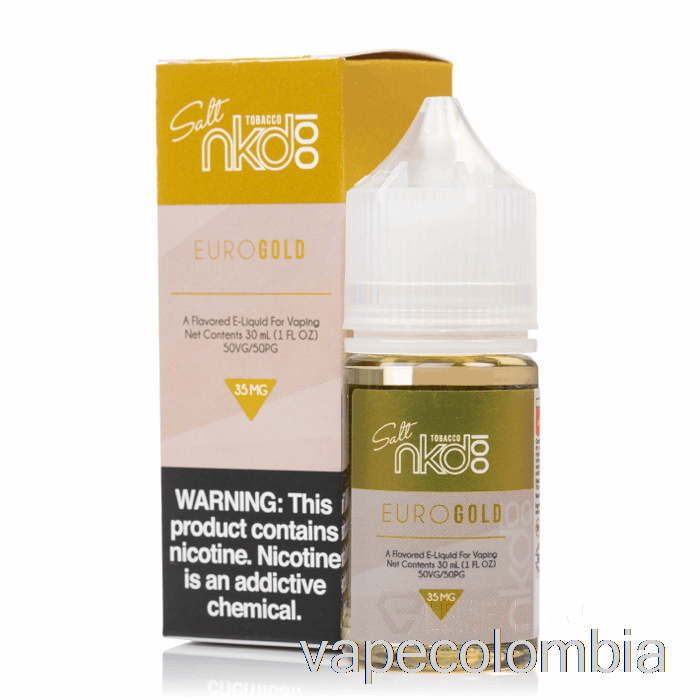 Vape Recargable Euro Gold - Nkd 100 Sal E-líquido - 30ml 50mg